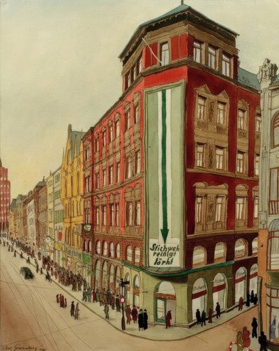Hanover, Corner with Stichweh Branch by Carl Grossberg